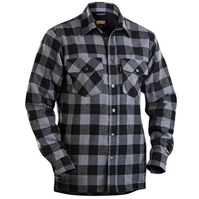 Blåkläder Overhemd flanel 32251131 | Donkergrijs/Zwart | Maat XXL - 7330509414187