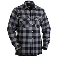 Blåkläder Overhemd flanel 32251131 | Donkergrijs/Zwart | Maat XXL - 7330509414187 - thumbnail