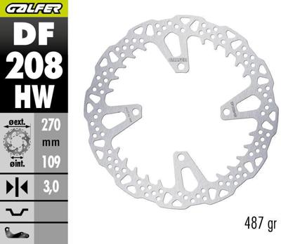 GALFER remschijf "df208" rotor brake rotors starr shark