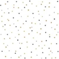 Dutch Wallcoverings Joy - Stippen - Wit/Bruin - thumbnail
