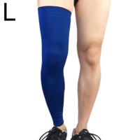 Professionele outdoor sport basketbal voetbal knie pads warme compressie beenbeschermers maat: L - thumbnail