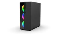 INCA EMG-17XN Midi-tower PC-behuizing Zwart - thumbnail