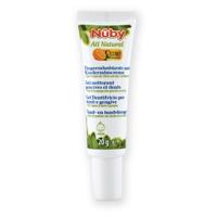Reinigingsgel tandvlees tanden + masserende vinger NUBY blauw - thumbnail