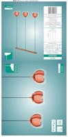 Eglo HanglampRocamar 3-lichts koperbruin - 94591 - thumbnail