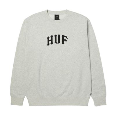 HUF Arch Applique Crewneck Casual Sweater Heren XL HUF Arch Applique Crewneck Casual Sweater Heren XL