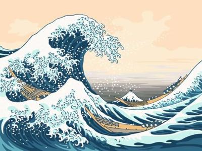 Ravensburger creart the great wave