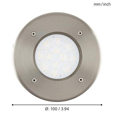 Eglo GrondinbouwspotLamedo rond RVS - 93482