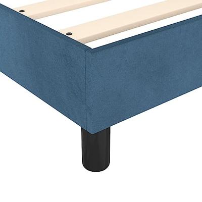 Boxspringframe fluweel donkerblauw 100x200 cm Boxspringframe fluweel donkerblauw 100x200 cm