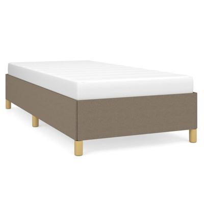 Bedframe zonder matras 80x200 cm stof taupe