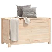 Opbergbox 80x40x45,5 cm massief grenenhout - thumbnail