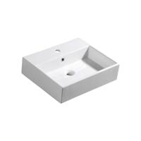 Wastafel Sapho Purity Rechthoekig 50x42 cm Keramiek Wit - thumbnail