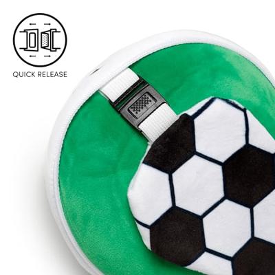 Relaxeazzz Football Rond Reiskussen & Slaapmasker