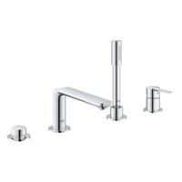 Grohe Badrandcombinatie Met Baduitloop Lineare New 4-gats Afbouwdeel Chroom - thumbnail