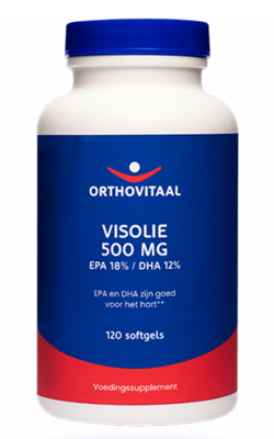 OrthoVitaal Visolie 500mg EPA 18% DHA 12% 120 Softgels