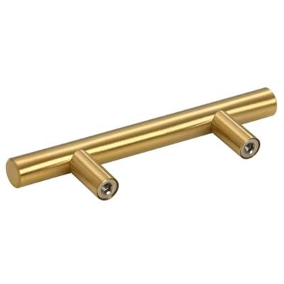 Handvatten 10 st 64 mm roestvrij staal goudkleurig Handvatten 10 st 64 mm roestvrij staal goudkleurig