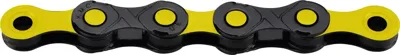 KMC fietsketting dlc 12 - 126 schakels (geel/zwart)