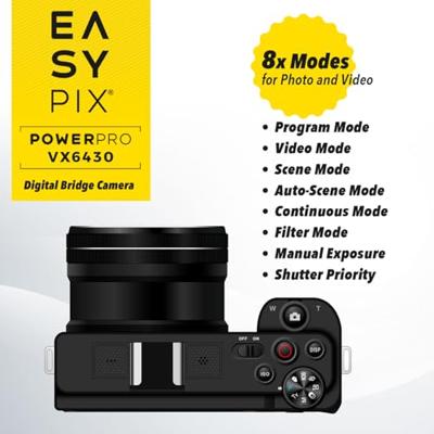 Easypix PowerPro VX6430 WiFi Bridge Camera