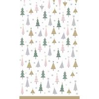 Duni dunicel tafelkleed noel trees 138x220cm multi 1 stuks - thumbnail