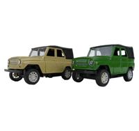 Jeep groen of beige frictie 1:32 z.licht - thumbnail