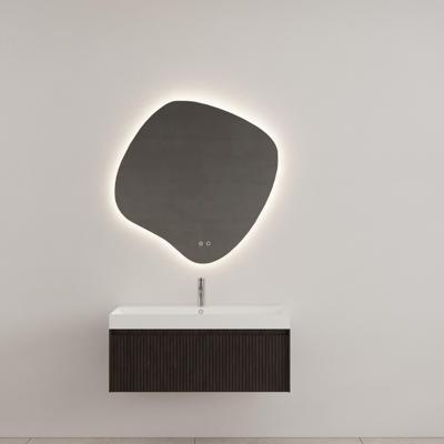 Badkamermeubel Gliss Design Timotheus 100 cm Charcoal (Keuze Wastafel)