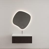 Badkamermeubel Gliss Design Timotheus 100 cm Charcoal (Keuze Wastafel) - thumbnail