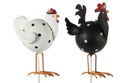 Tuinsteker kip 9x12,5x13cm