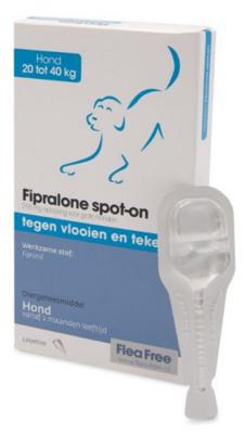 Flea Free Spot-On Hond 20-40 kg 3 pipetten