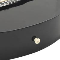 VidaXL Gitaar cutaway met 6 snaren western klassiek 38" zwart - thumbnail