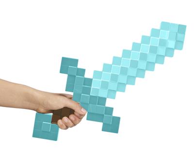 Minecraft Plastic Diamond Sword (43cm)