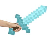 Minecraft Plastic Diamond Sword (43cm) - thumbnail