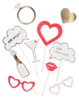 HEMA Party props bruiloft 12-delig - thumbnail