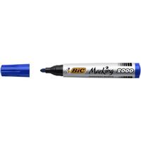 Permanente markeerstift Bic Marking 2000 Blauw 12 Onderdelen - thumbnail