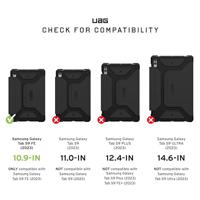 Urban Armor Gear Metropolis SE Case Book cover Zwart Tabletcover - thumbnail