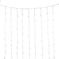 Konstsmide Lichtgordijn voor buiten - Frosted - 320 LEDs - 2100K Warm wit - 2 meter - Kerstverlichting - thumbnail