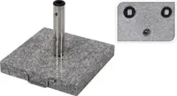 PARASOLVOET GRANIET GRIJS - thumbnail