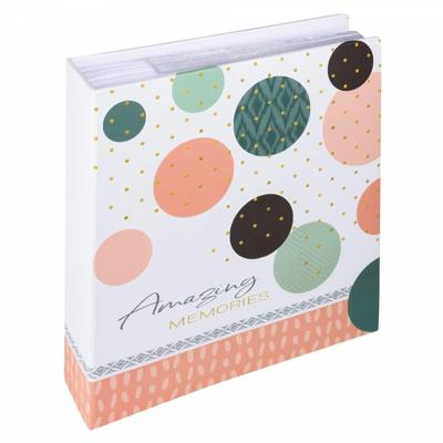 walther+ design ME-487-R ME-487-R Fotoalbum (b x h) 27.5 cm x 25 cm Wit, Roze