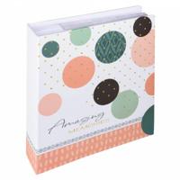 walther+ design ME-487-R ME-487-R Fotoalbum (b x h) 27.5 cm x 25 cm Wit, Roze - thumbnail