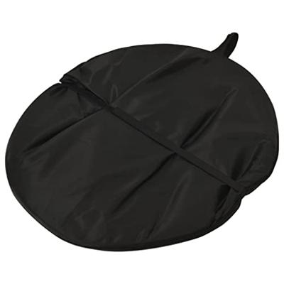 VidaXL Achtergrondscherm studio 2-in-1 ovaal 200x150 cm groen en blauw