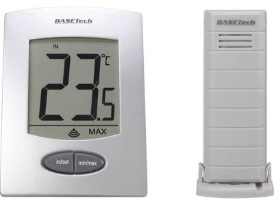 Basetech WS-9008-IT Thermometer Zilver