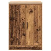 Garagekast 60x51x85 cm massief grenenhout oud hout - thumbnail