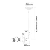 TV houder Neomounts FPMA-C050BLACK 10-30" 20 kg - thumbnail