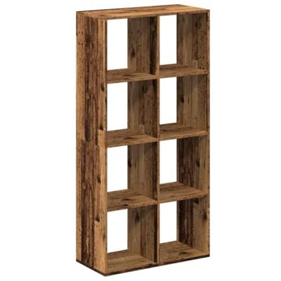 Kamerscherm / boekenkast 69,5x29x137,5 cm hout oud houtkleur