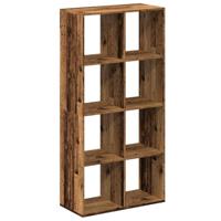 Kamerscherm / boekenkast 69,5x29x137,5 cm hout oud houtkleur - thumbnail