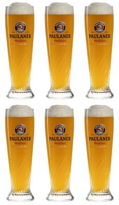 Paulaner Bierglazen Weizen - 300 ml - 6 stuks