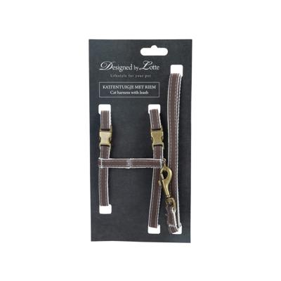 Designed by lotte virante - kattentuig - bruin - 27-45 cm Designed by lotte virante - kattentuig - bruin - 27-45 cm