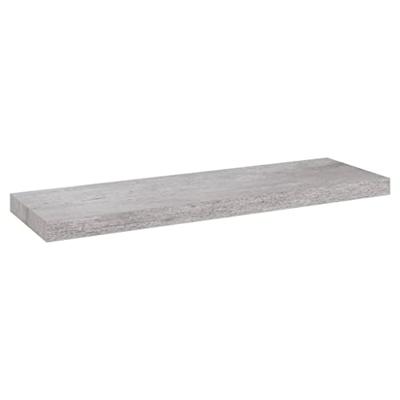 Wandschappen zwevend 4 st 80x23,5x3,8 cm MDF betongrijs