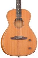 Fender Highway Series Parlor RW All-Mahogany elektrisch-akoestische westerngitaar met deluxe gigbag - thumbnail