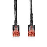 Nedis CAT6 Netwerkkabel | RJ45 Male | RJ45 Male | U/UTP | 20.0 m | Buitenshuis | Rond | PE | Zwart | Label - CCGL85900BK200 - thumbnail