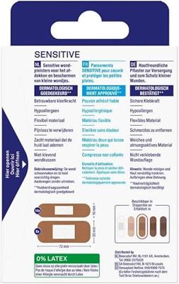 Hansaplast Pleisters Sensitive Strips - Medium