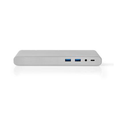 Nedis USB Docking Station | USB-C Male | 0.2 m | Wit met Euro Lock | 1 stuks - CCTB64991AL02 CCTB64991AL02
